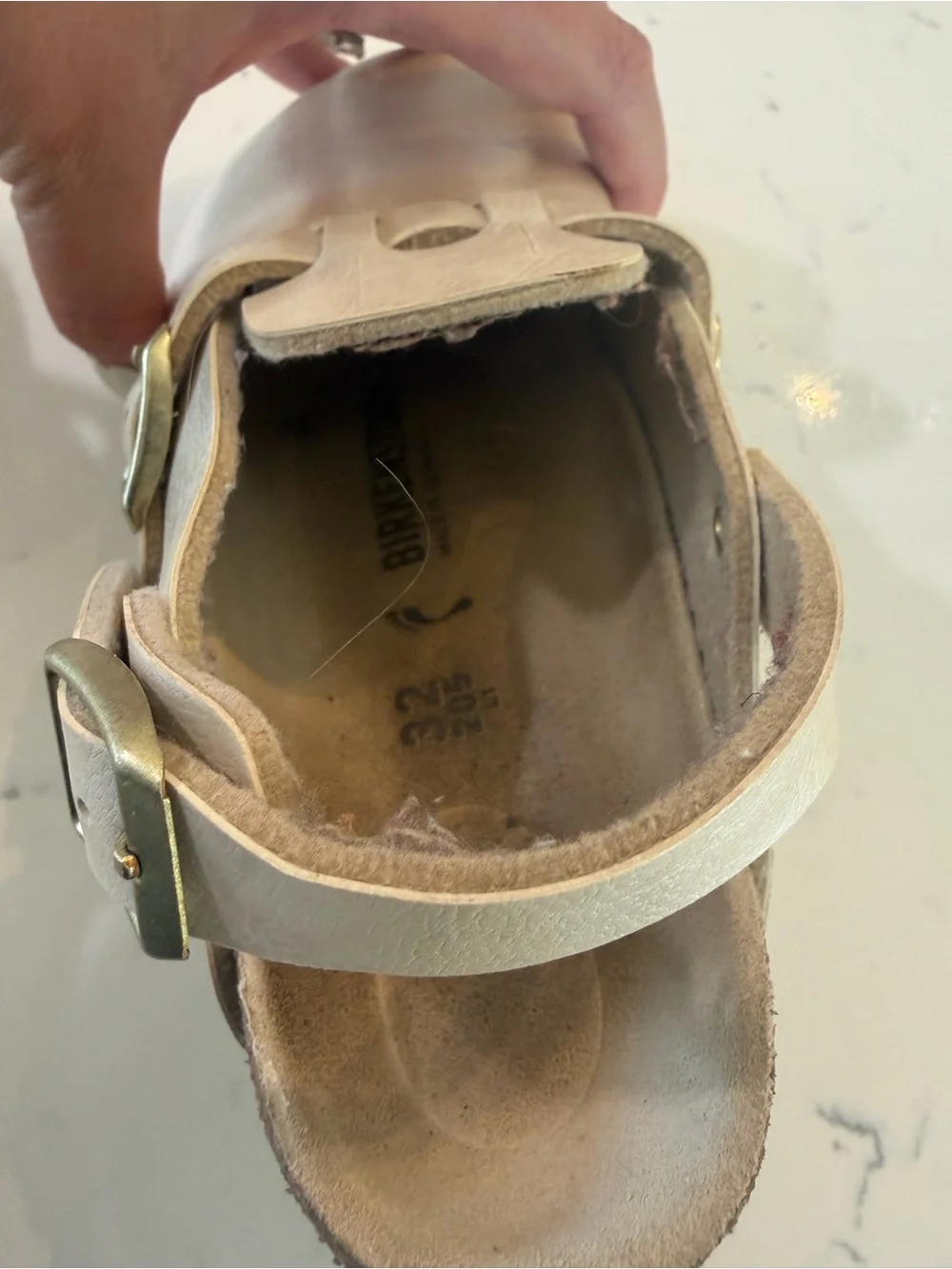 Birkenstock Kids Metallic Gold “The Kay”  Clog